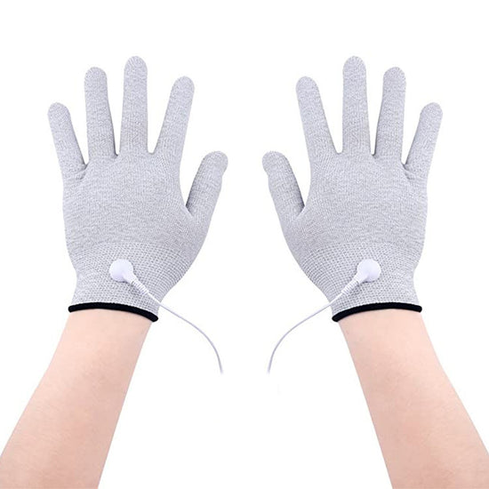 Health Micro-Current Meridian Gloves Massager
