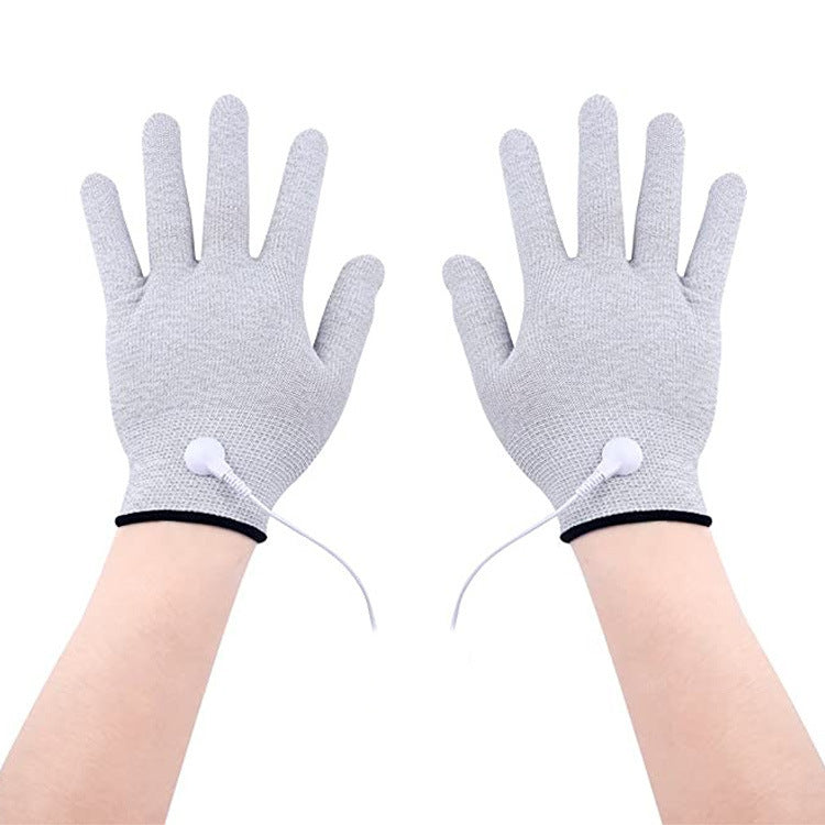 Health Micro-Current Meridian Gloves Massager