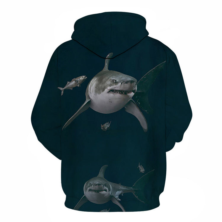 Shark Pullover Loose Hoodie For Men And Women 3 D Hoodies