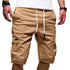 Men Casual Jogger Sports Cargo Shorts Military Combat Workout Gym Trousers Summer Mens Clothing
