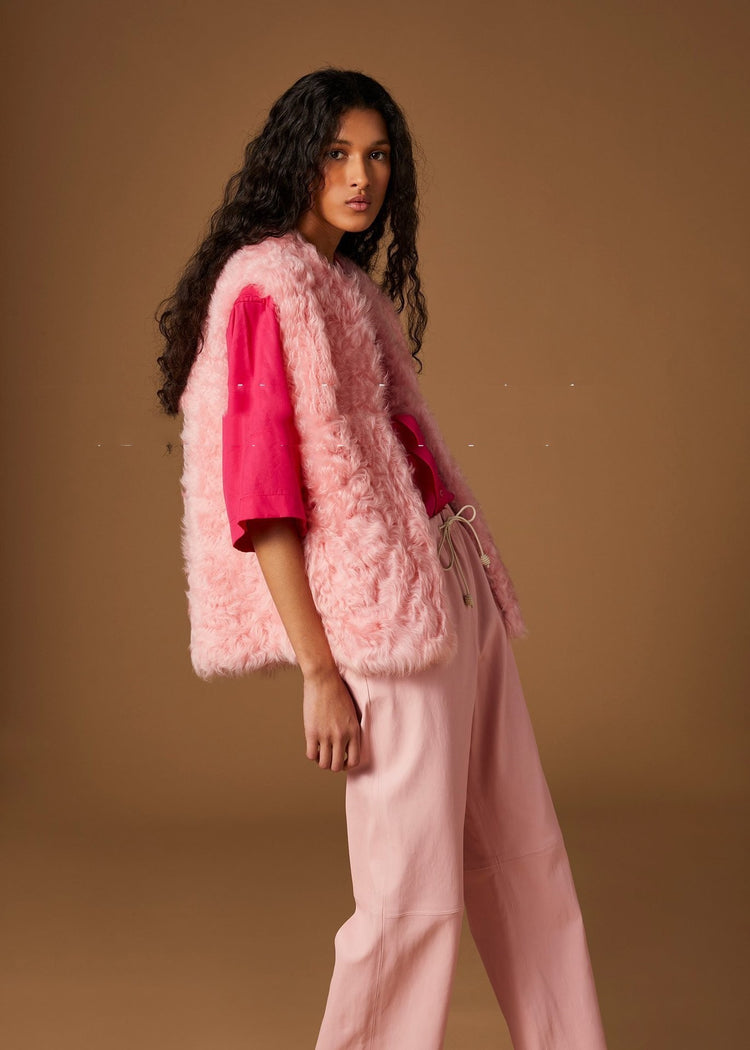 Lamb Wool Coat Women&